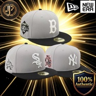 [New Era] Cap 59FIFTY ONSPOTZ Special Order LA Gray/Black 2 7 1/2 59Fifty 2-Tone Color Gray Black