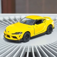 Majorette Toyota GR Supra Metal Car Model Yellow
