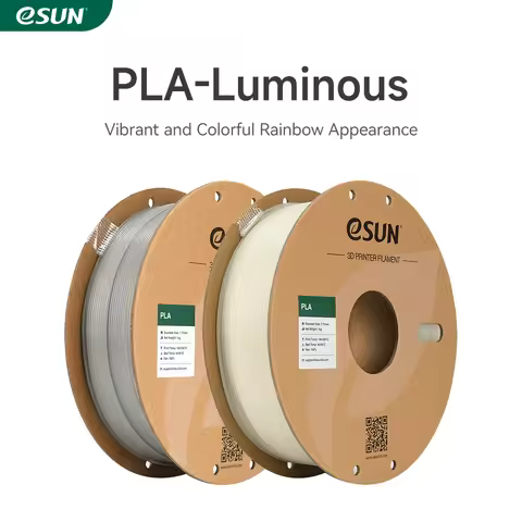 eSUN Glow In The Dark PLA Filament 1.75mm PLA 3D Printer Filament 1KG (2.2 LBS) Spool 3D Printing Ma