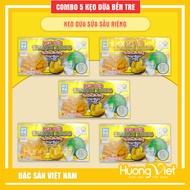 COMBO 5 KẸO DỪA SỮA SẦU RIÊNG Thanh Long 300g vị kẹo dừa truyền thống kẹo dừa Bến Tre nổi tiếng