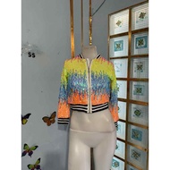 Multi-Colored Sequin Embroidered Jacket