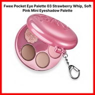 Fwee Pocket Eye Palette 03 Strawberry Whip, Soft Pink Mini Eyeshadow Palette
