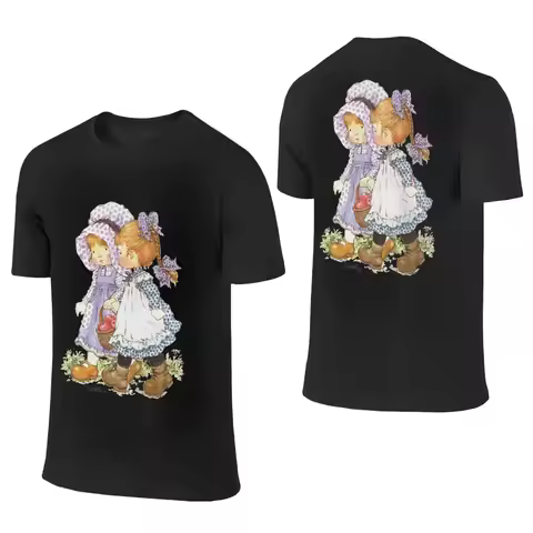 100% Cotton Sarah Kay Girl T-Shirt Men's Double Sided T Shirt Men O-Neck Summer Shirts Tops Oversize