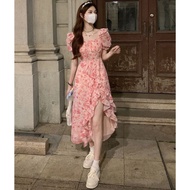 DDH 509 midi dress sabrina bunga pakaian wanita rok panjang off