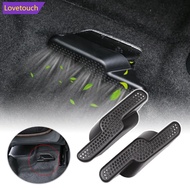 LOVETOUCH 2Pcs Car Air Vent Covers Grille Rear Seat Bottom Anit-Blocking Outlet Under Seat Dust Cove