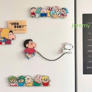 JEREMY1 3/4PCS/SET Crayon Shin Chan Fridge Magnets, Decorative Cartoon 3D Rotatable Fridge Magnets, 