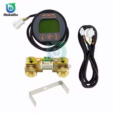 DC 8-80V 50A 100A 350A Display Battery Capacity Meter Indicate Volt Current Tester Power Ammeter Vol