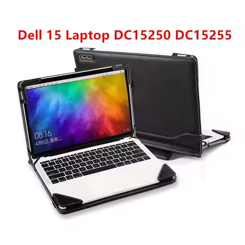Protective Case Cover for Dell 15 Laptop DC15250 DC15255 15.6 inch Notebook PC Stand Carry Case Slee