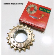 Freewheel Sprocket/ 18T Diamond Brown Gear/