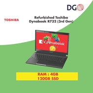 Refurbished TOSHIBA Dynabook R732 core i5-3rd Gen