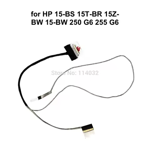 LCD LVDS Cable DC02002WZ00 for HP 15-BS 15-BW 15T-BR 15Z-BW 15-BW 250 255 G6 CBL50 924930-001 Displa