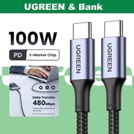 UGREEN USB C to USB C Cable 100W Fast Charge USB Type C to C Cable Compatible