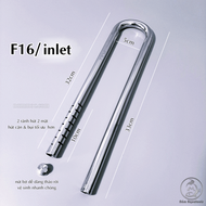 In&Out Inox MAD F16 Sáng Bóng Siêu Đẹp - Out Xoay 360° - In Có Nút Vệ Sinh