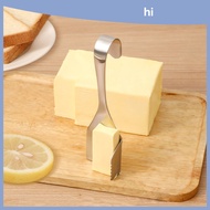 HI HOMES New 304 Stainless Steel Butter Knife Butter Cutter Block Gauge Cheese Cutter With Hook Bread Butter Cube Spatula Slicer