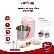 Stand Mixer Advance MX-1003T kapasitas 2 Lt Garansi Resmi 1 Tahun