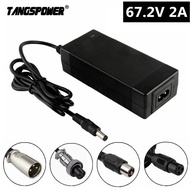 【Fast and Free Delivery】 67.2v 2a Lithium E-Bike Charger For 16series 60v Li-Ion Pack Electric Bike Scooter Wheelbarrow Charger