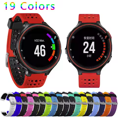 Silicone Watchband For Garmin Forerunner 230 / 235 / 220 / 620 / 630 / 735 Wristband Strap Replaceme