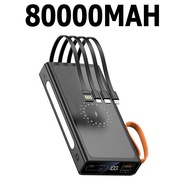 (ชาร์จไร้สาย)เพาเวอร์แบงค์80000 แบตสำรอง 80000mAh ความจุขนาดใหญ่ 22.5W ชาร์จเร็ว QC 3.0 รองรับ mobil