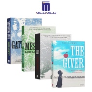 The Giver Quartet 1234หนังสือปกอ่อนโดย Lois Lowry หนังสือภาษาอังกฤษเดิม