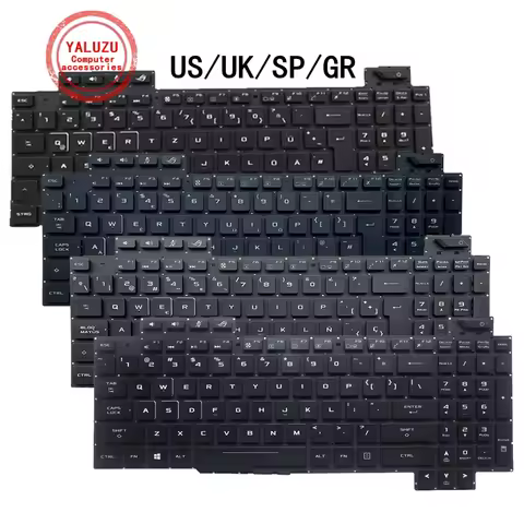 US/UK/SP/GR English/Spanish/German NEW Laptop Keyboard For ASUS GL503 GL503V GL503VS GL503VD GL703 G