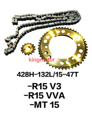 GIR SET GEAR PAKET GOLD EMAS R15 V3 R15 VVA MT 15 MT15 KUALITAS SUPER