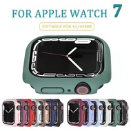 Matte Case for iWatch Series 7 41mm 45mm Protective Hard PC Bumper Frame for Apple Watch 7 41 45 mm iwatch7 Cover