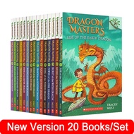 24Pcs/Set Dragon Masters Children Books Kids English Reading Story Book Chapter Book Novels for 5-12