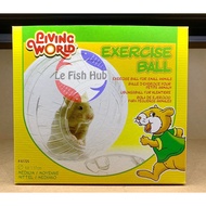 LIVING WORLD EXERCISE BALL FOR SMALL ANIMAL / BOLA RODA HAMSTER, SUGAR GLIDER (MEDIUM) 17cm