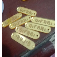 CUSTOM ACRYLIC LABEL 2mm SIZE 1cm x 2cm to 1cm x 5cm ACRYLIC LABEL, ACRYLIC BRAND, HIJAB LABEL, ACRY