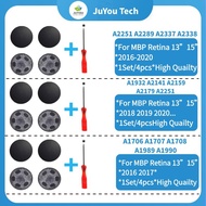 4pcs Laptop Foot Pad Bottom Case Rubber Feet For MacBook Pro  A1706 A1707 A1708 A1989 A1990 A2159 A2