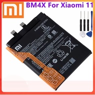 แบตเตอรี่ แท้ Xiaomi 11 Xiaomi11 Mi11BM4X 4710MAh แบตเตอรี่โทรศัพท์สำหรับ Xiaomi 11 Xiaomi11 Mi11 Xi