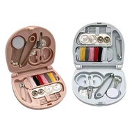 Portable Sewing Kit in Storage Box for Home Travel Emergency Travel Sewing Kit