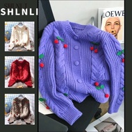 Women's Fall-Winter Knitted Cardigan - Casual Sweater