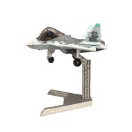 โมเดลเครื่องบิน SU57 แบบทหาร ของเล่นโลหะผสม โมเดลเครื่องบินจำลอง ตกแต่ง Q-Plane สำหรับผู้ที่ชื่นชอบก