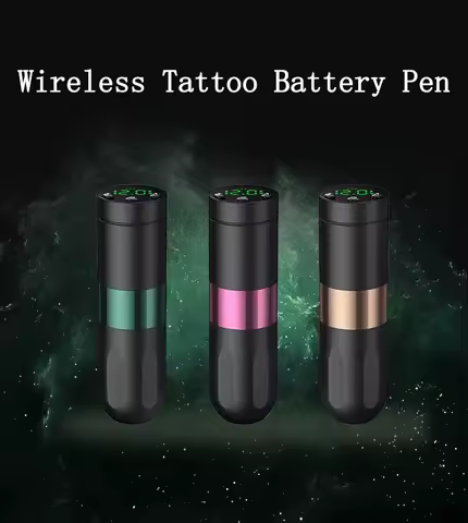 Wireless tattoo pen tattoo machine battery motor tattoo gun short pen cutting line fogging integrate