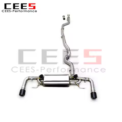CEES Valvetronic Catback Exhaust for BMW 325i/330i G20/G28 B48/2.0T/B58/3.0T 2020-2024 Stainless Ste