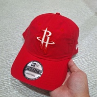 RED HOUSTON ROCKETS 9TWENTY DAD CAP/HAT BY NEW ERA