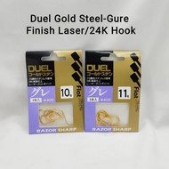 DUEL GOLD STEEL-GURE FINISH LASER/24K HOOK