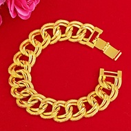 GM5 916 boutique thick gold fashion 22k gold men's watch chain gold jewelry large watch chain