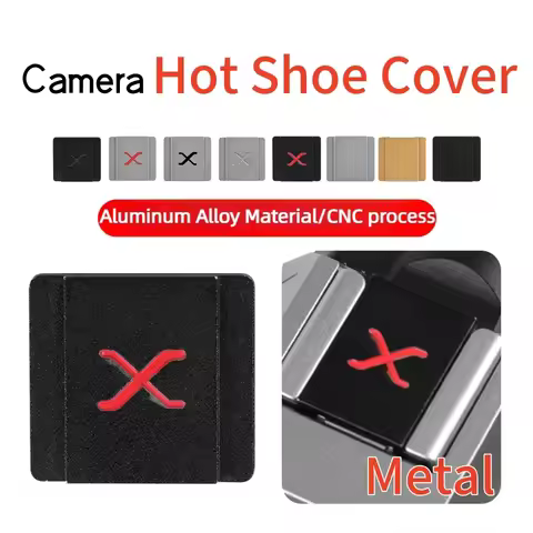 Metal Camera Hot Shoe Cover Protective Cap for Fuji XT5 XT50 XT30 XT30II XS20 XS10 X100VI X100V XT4 