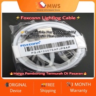 🚚🇲🇾【BUY 10 FREE 1】Foxconn Lighting USB Cable (1m) i5/i5S/i6/i6S/i6S Plus/i7/i7 Plus/i8/i8 Plus Above