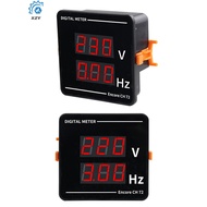 AC50-500V 10.0-99.9Hz Embedded Digital AC Voltmeter LED Display Voltage Frequency Tester Suitable fo