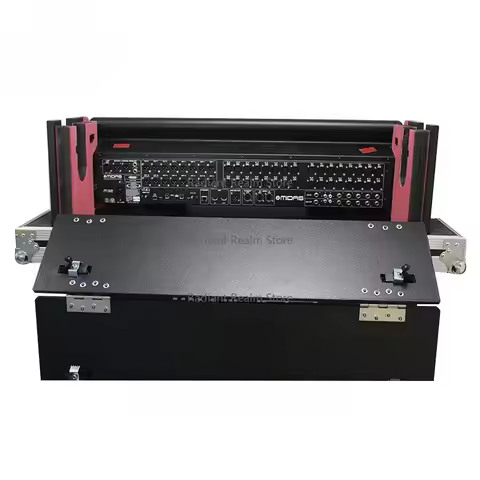 Fireproof Flip Road Hydraulic Flight Case For Midas M32 Mixer