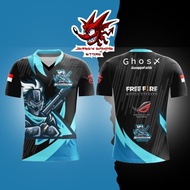 Latest Game Jersey Cheap Game T-Shirt Rrq Evos Onic Freefire Mlbb Pubg Aov Free Nickname Logo