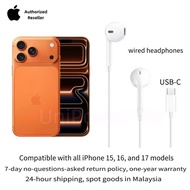 iPhone Headphones EarPods with USB-C Connector (Type-C) For iPhone 17、16、15 Wired In-Ear Headphones