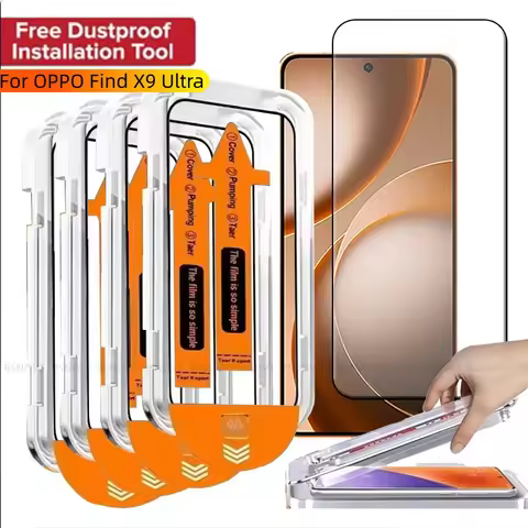 1/2/3/4PCS For OPPO Find X9 Ultra Glass OPPO Find X9 Ultra Tempered Glass Dust Free Full 9H Screen P