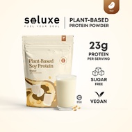 Soluxe Vegan Plant Based Soy Protein Powder Shake Non-GMO (518g)