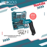 MAKITA 3.6V DF001DW CORDLESS SCREWDRIVER 1/4" WITH 81PCS ACCESSORIES | SCREW DRIVER DF001 - BUILD IN