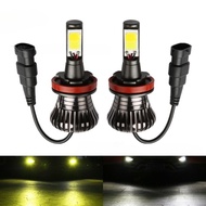 2pcs H1 H3 H7 H8 H11 Car Fog Driving Light 9005 HB3 9006 HB4 H27 880 881 Bulb Lamp LED 24W White Blu
