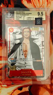 One Piece Romance Dawn Shanks manga in bgs 9.5